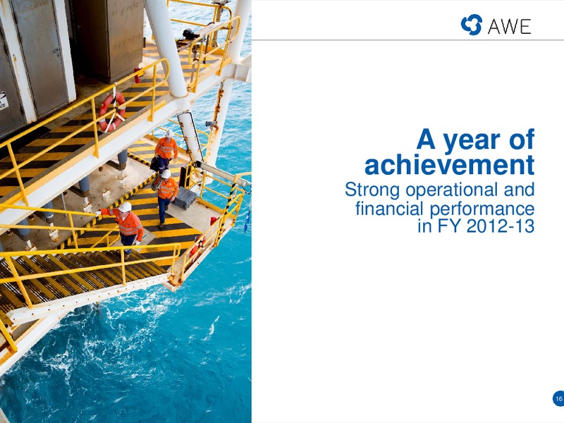 ANNUAL GENERAL MEETING – Awe Limited – slide 15