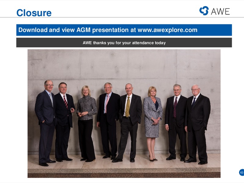 ANNUAL GENERAL MEETING – Awe Limited – slide 62