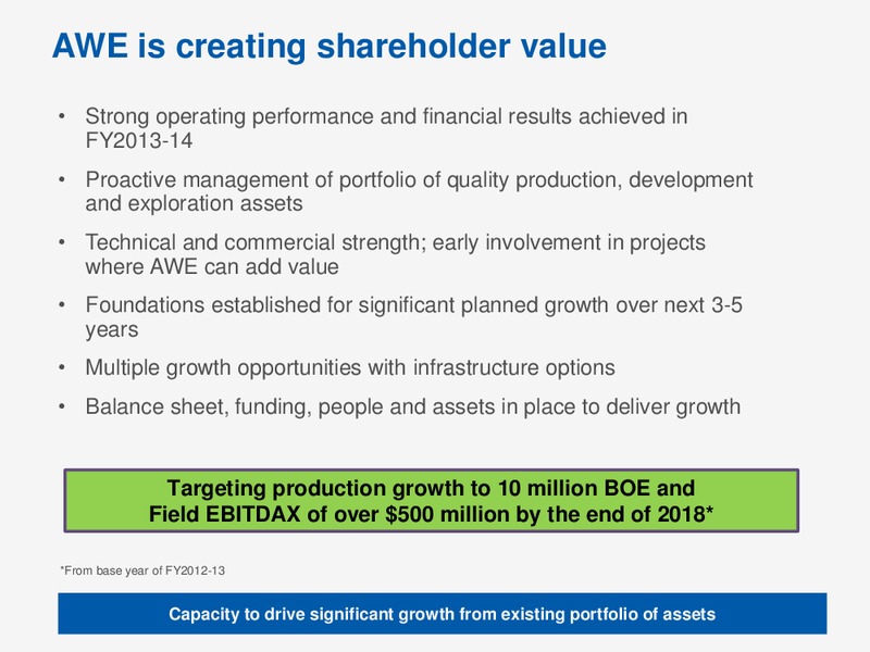 ASIA ROADSHOW – Awe Limited – slide 4