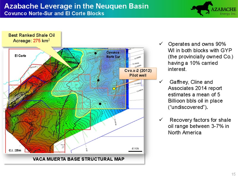 INVESTOR PRESENTATION – Azabache Energy Inc. – slide 14