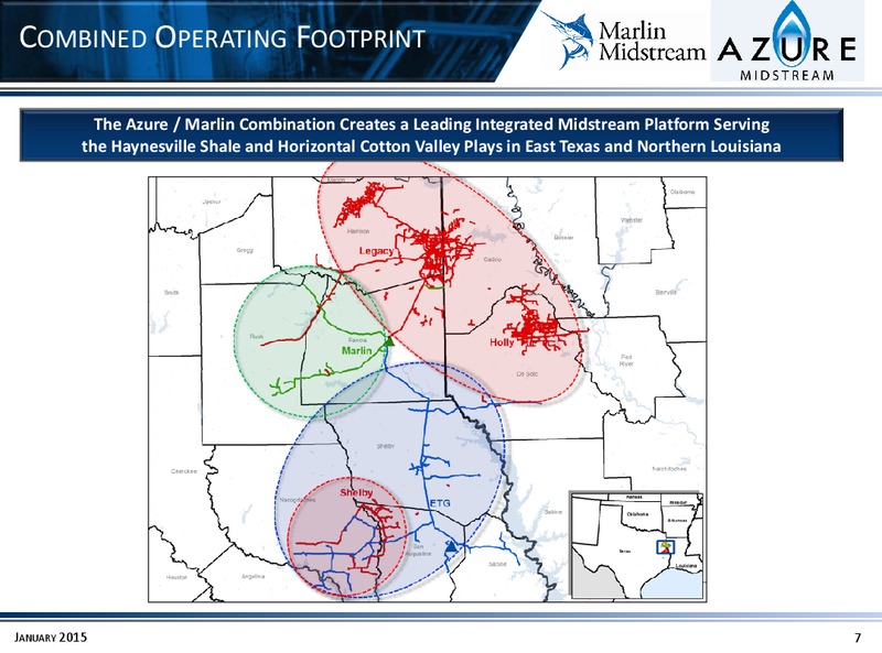 JANUARY 2015 ACQUISITION – Azure Midstream Partners Lp – slide 6