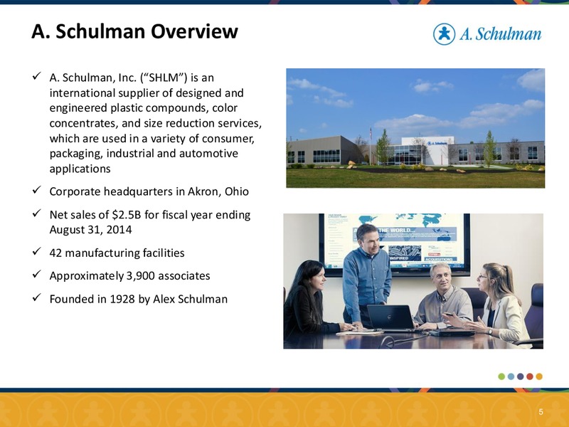 May 2015 Investor Presentation – A. Schulman Inc. – slide 4