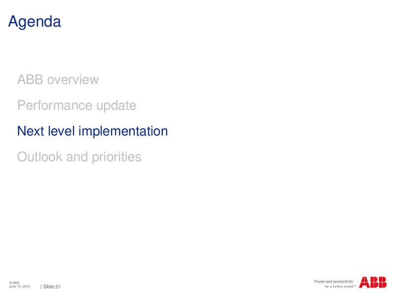 Deutsche Bank German Swiss and Austrian Conference in Berlin – Abb Oil Company Inc – slide 19