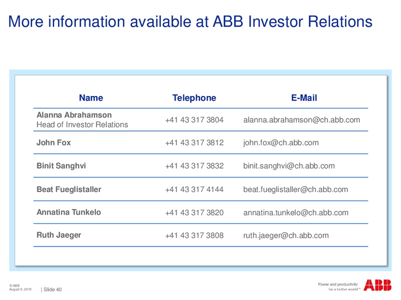 Jefferies 11th Annual Industrials Conference – Abb Oil Company Inc – slide 39