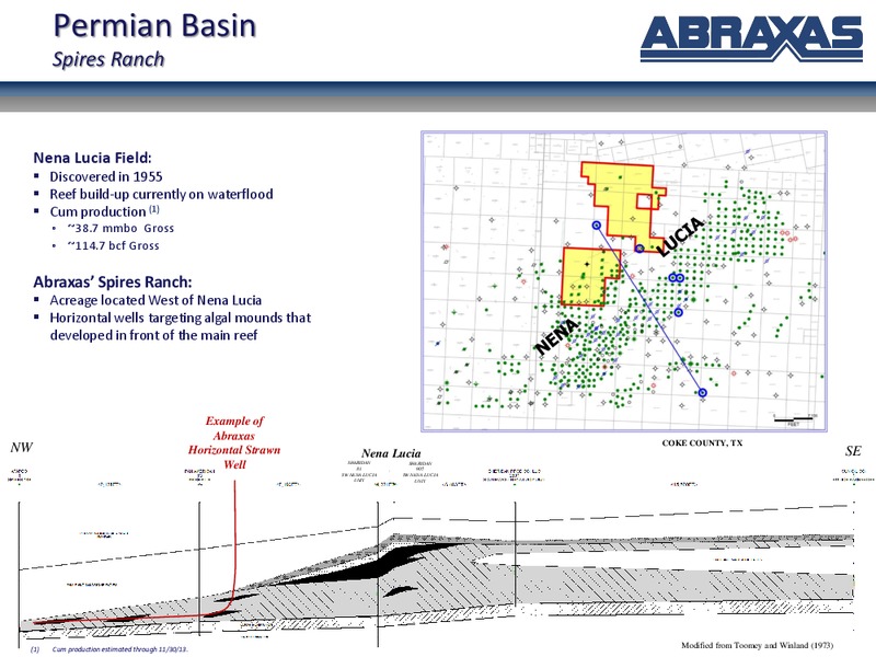 January 2014 Corporate Update – Abraxas Petroleum Corp. – slide 30