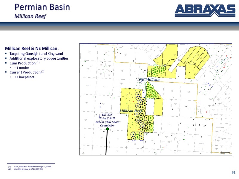 January 2014 Corporate Update – Abraxas Petroleum Corp. – slide 31