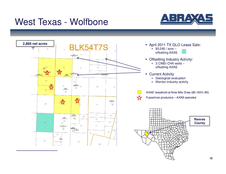 April 2012 OGIS – Abraxas Petroleum Corp. – slide 14