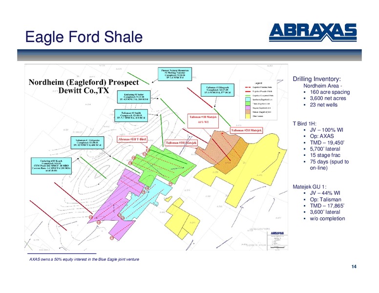 May 2011 Corporate Updates – Abraxas Petroleum Corp. – slide 13