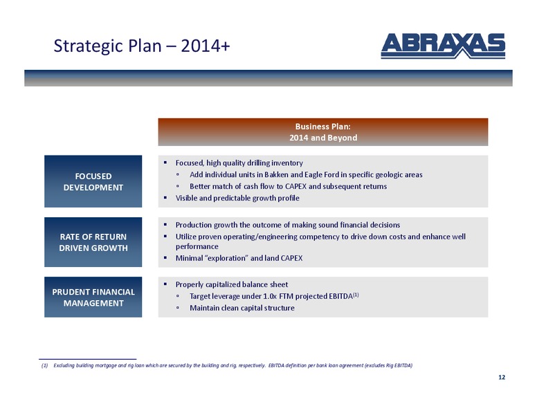 June 2014 Corporate Update – Abraxas Petroleum Corp. – slide 11