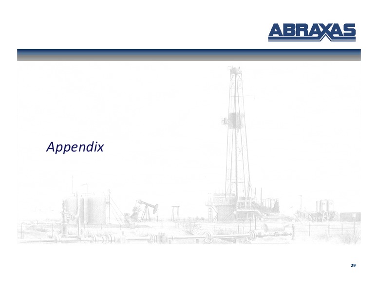 July 2014 Corporate Update – Abraxas Petroleum Corp. – slide 28