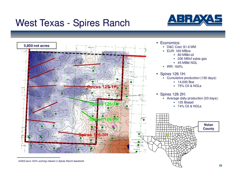 August 2011 Oil and Gas Conference – Abraxas Petroleum Corp. – slide 14