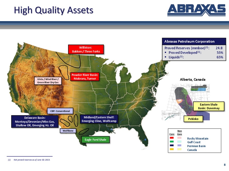 September 2013 Corporate Update – Abraxas Petroleum Corp. – slide 7
