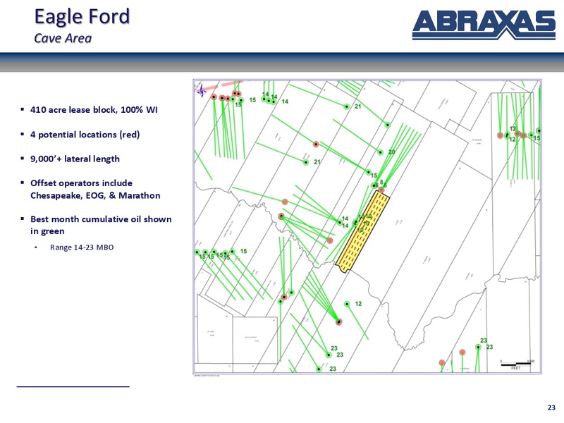September 2013 Corporate Update – Abraxas Petroleum Corp. – slide 22