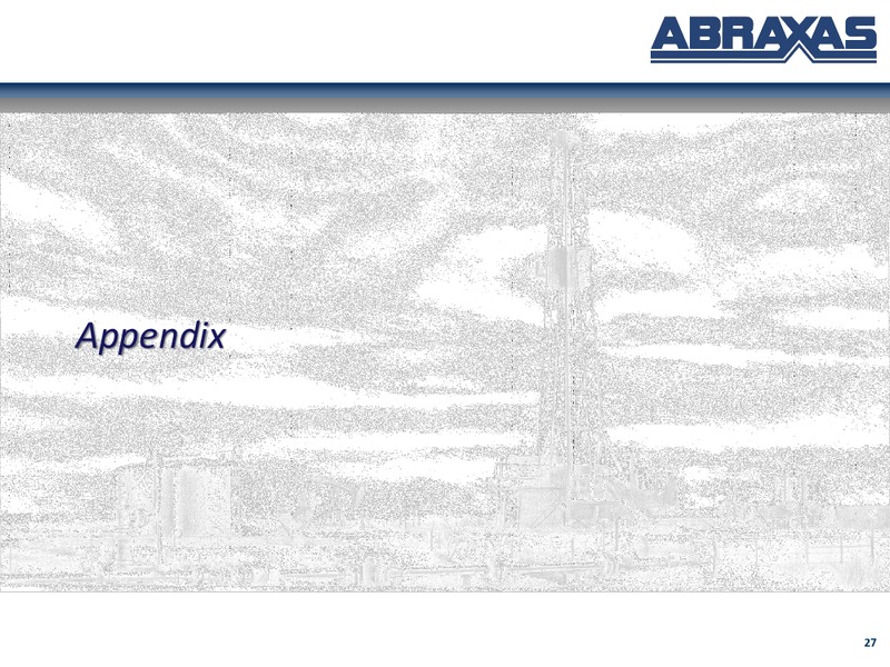September 2013 Corporate Update – Abraxas Petroleum Corp. – slide 26