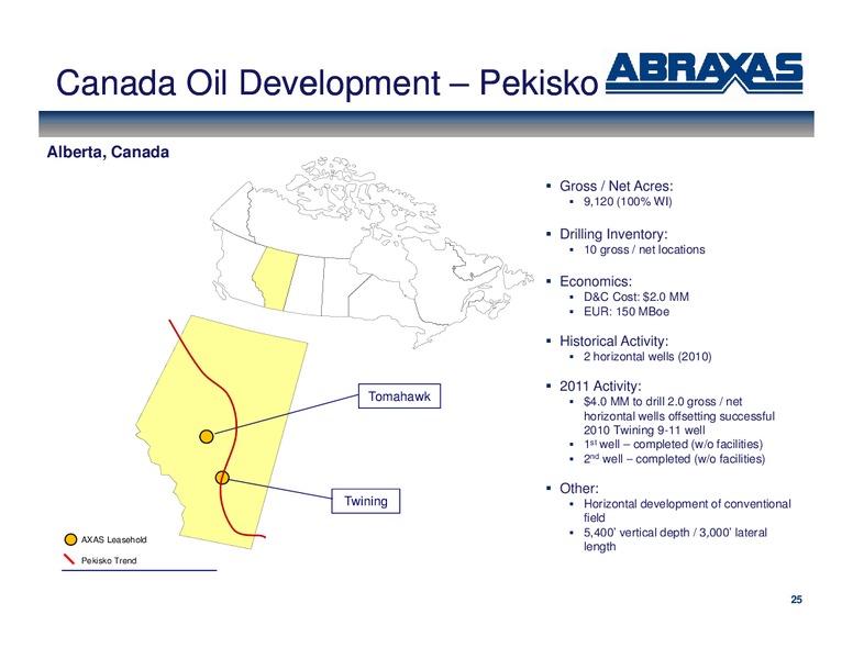October 2011 Corporate Presentation – Abraxas Petroleum Corp. – slide 24