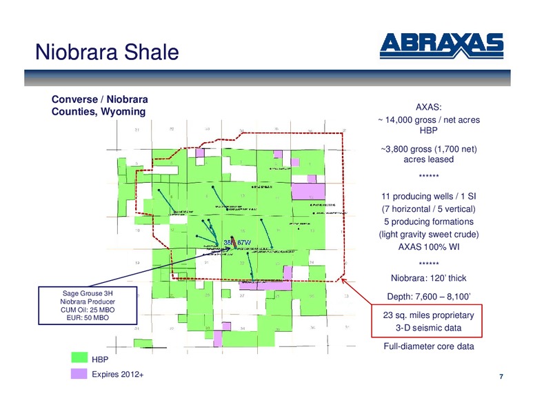 October 2010 IPAA OGIS – Abraxas Petroleum Corp. – slide 6