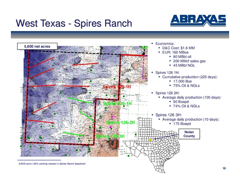 November 2011 Corporate Update – Abraxas Petroleum Corp. – slide 15