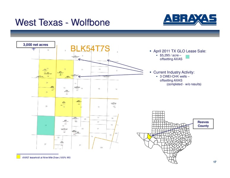 November 2011 Corporate Update – Abraxas Petroleum Corp. – slide 16