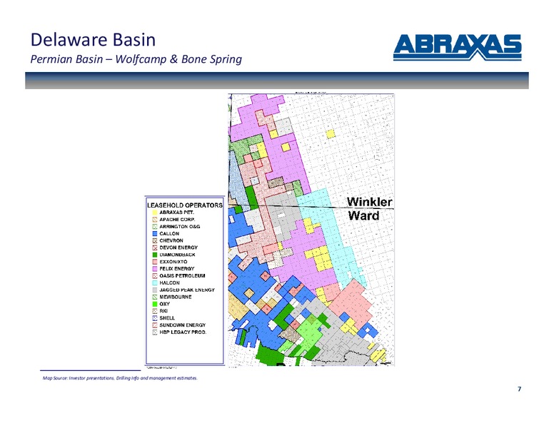 January 2019 Investor Presentation – Abraxas Petroleum Corp. – slide 6