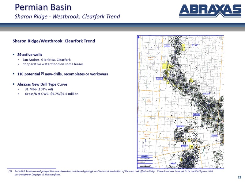 June 2015 Investor Presentation – Abraxas Petroleum Corp. – slide 28