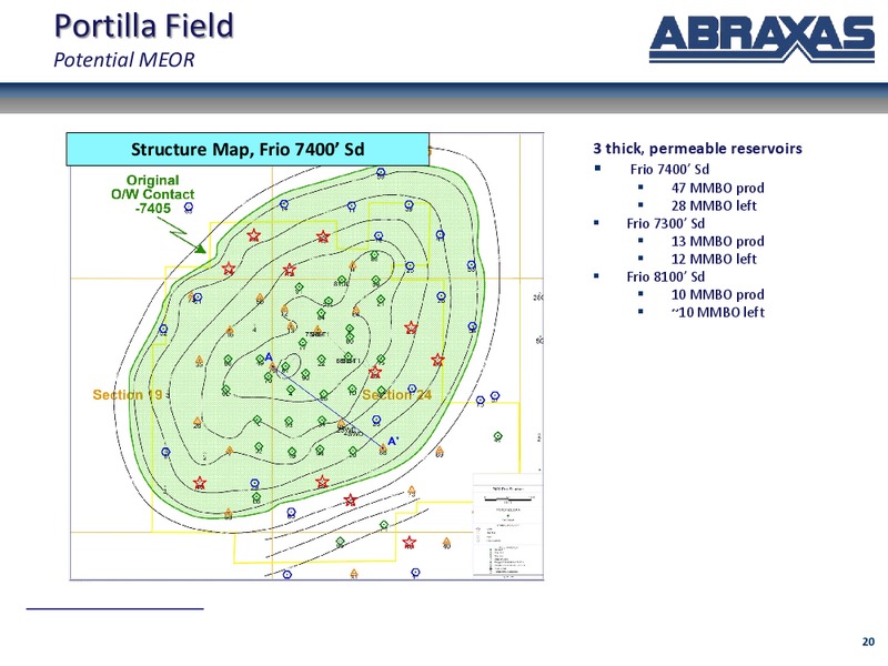 Cowen and Co Annual Ultimate Energy – Abraxas Petroleum Corp. – slide 19
