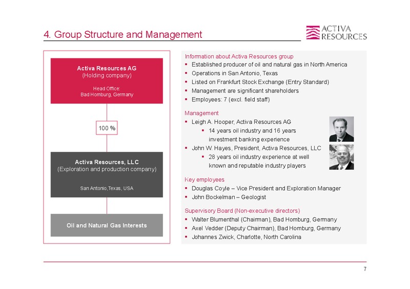 June 2016 Corporate Presentation – Activa Resources Ag – slide 7