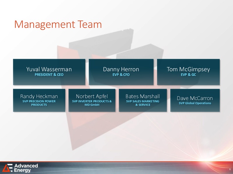 Analyst Day – Advanced Energy – slide 5
