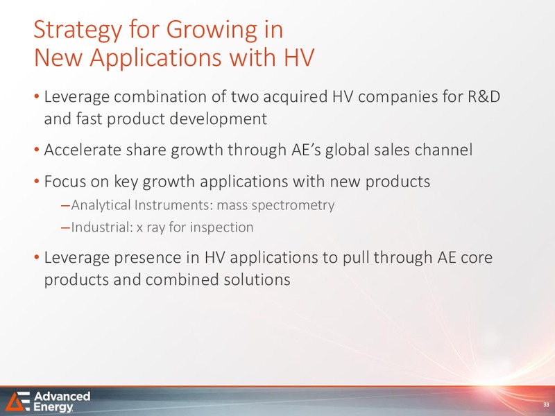 Analyst Day – Advanced Energy – slide 32