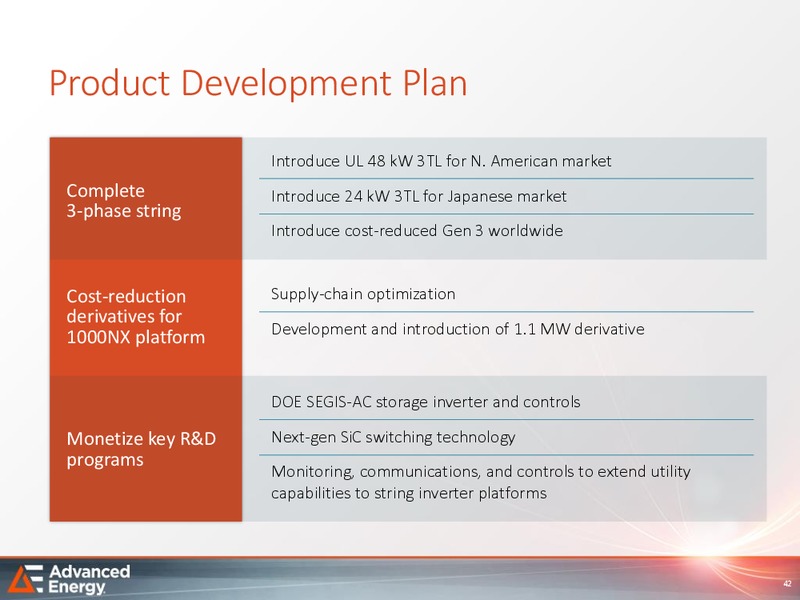 Analyst Day – Advanced Energy – slide 41