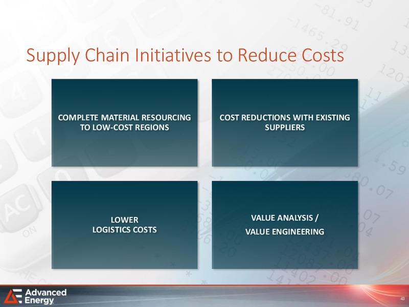 Analyst Day – Advanced Energy – slide 42