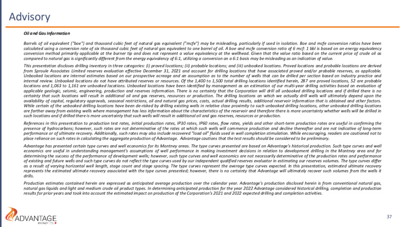 July 2022 Investor Presentation – Advantage Energy Ltd. – slide 33