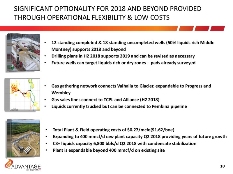January 2018 Investor Presentation – Advantage Oil & Gas Ltd. – slide 10