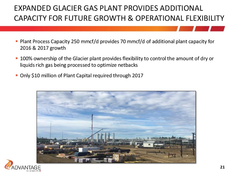 February 2016 Investor Presentation – Advantage Oil & Gas Ltd. – slide 21