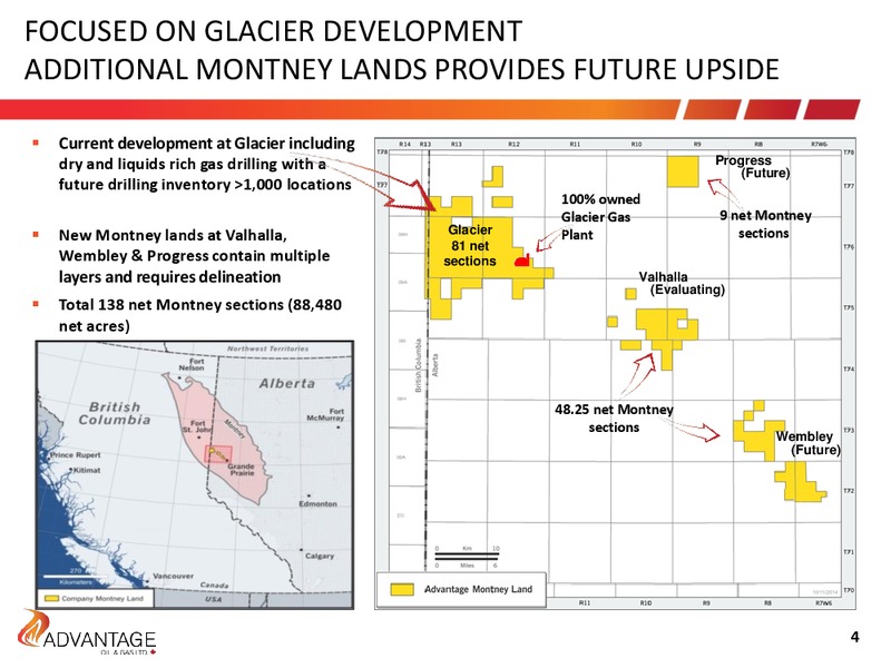 April 2016 Investor Presentation – Advantage Oil & Gas Ltd. – slide 4