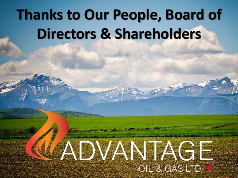Annual General Meeting – Advantage Oil & Gas Ltd. – slide 15