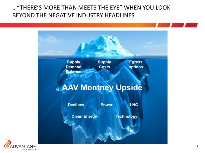 May 2018 Annual General Meeting – Advantage Oil & Gas Ltd. – slide 3