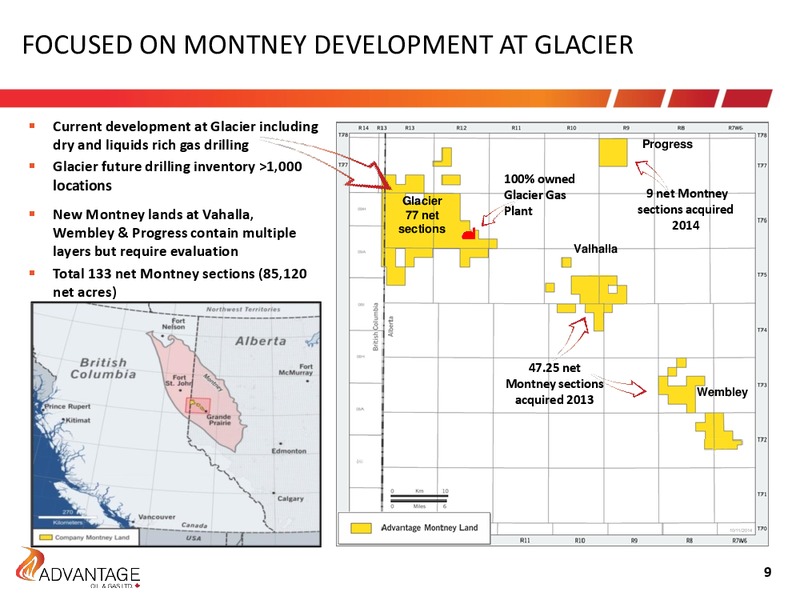 June 2015 Investor Presentation – Advantage Oil & Gas Ltd. – slide 9