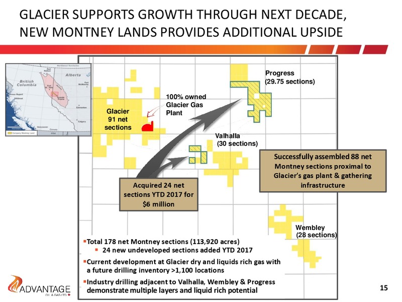 June 2017 Investor Presentation – Advantage Oil & Gas Ltd. – slide 15