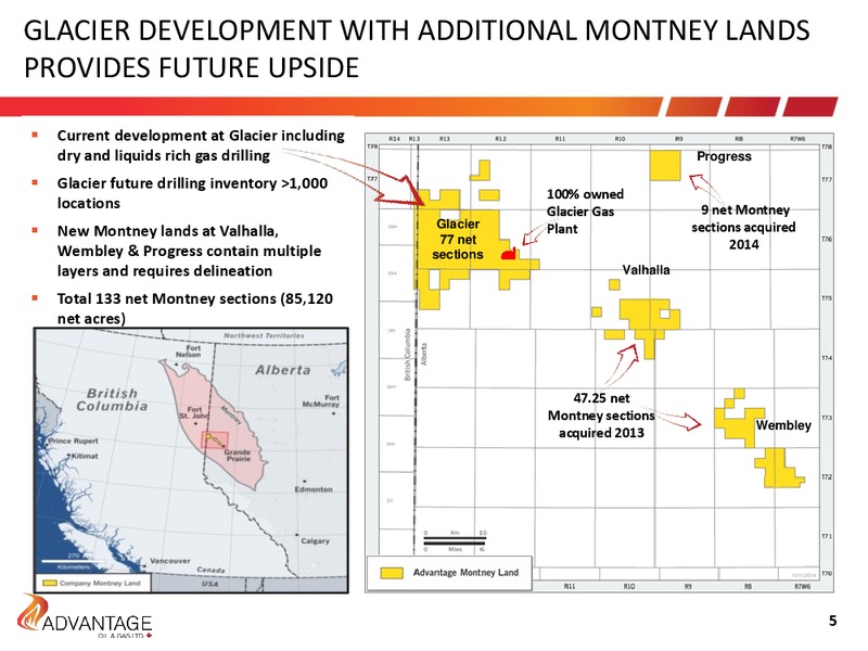 September 2015 Investor Presentation – Advantage Oil & Gas Ltd. – slide 5