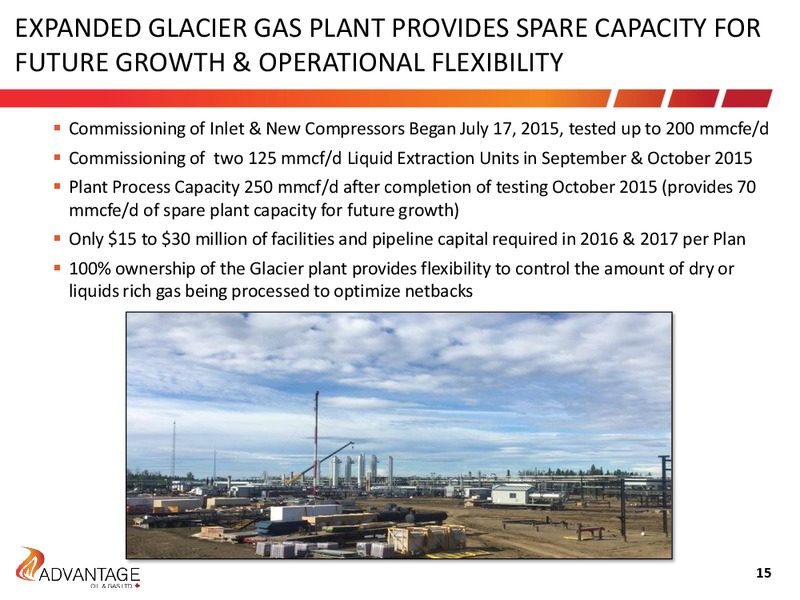 October 2015 Investor Presentation – Advantage Oil & Gas Ltd. – slide 15
