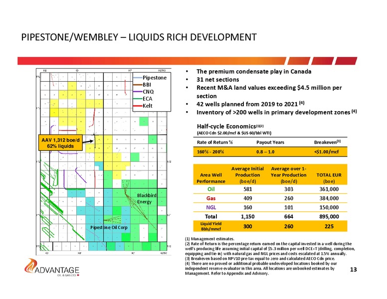 December 2018 Investor Presentation – Advantage Oil & Gas Ltd. – slide 13