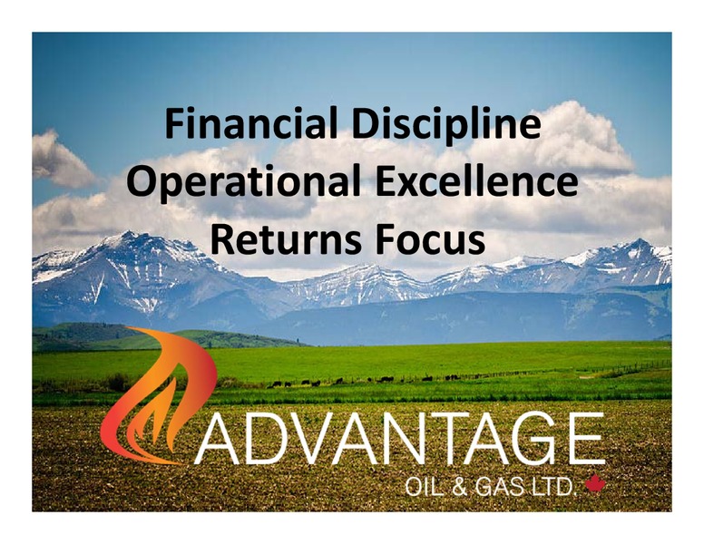 December 2018 Investor Presentation – Advantage Oil & Gas Ltd. – slide 17