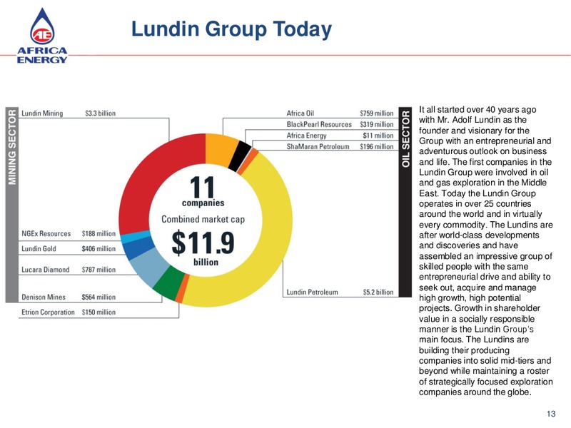 May 2015 Investor Presentation – Africa Energy – slide 11