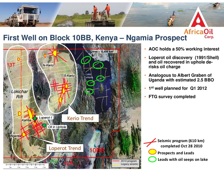 JANUARY 2012 INVESTOR PRESENTATION – Africa Oil Corp. – slide 8
