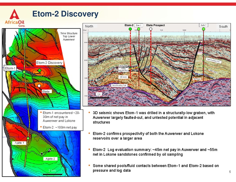 June 2016 Company Presentation – Africa Oil Corp. – slide 6