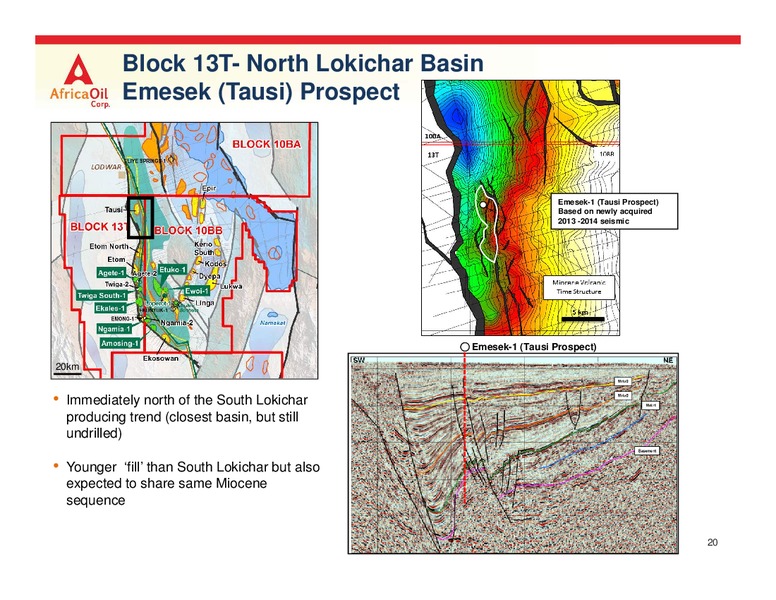 September 2015 Investor Presentation – Africa Oil Corp. – slide 20