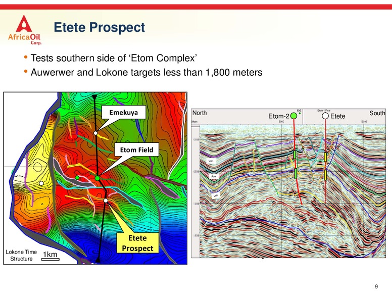 September 2017 Corporate Presentation – Africa Oil Corp. – slide 9