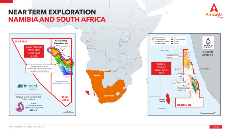 Third Quarter 2021 Results – Africa Oil Corp. – slide 10