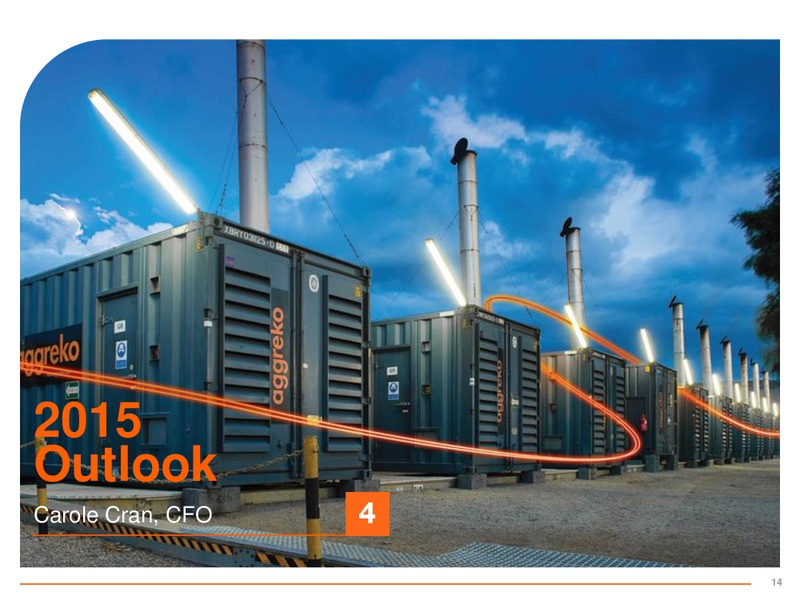 FULL YEAR RESULTS – Aggreko Plc – slide 14