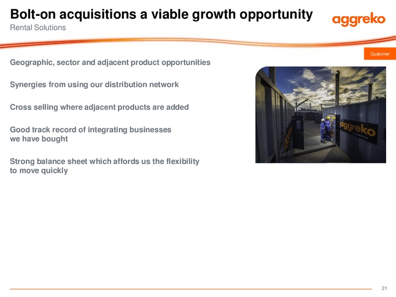 2015 Business Review – Aggreko Plc – slide 21
